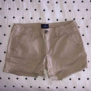 American Eagle Khaki Shorts - size 2